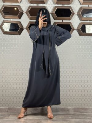 Abaya Hoofddoek II GOLD (SOFT GLADDE-STOF)