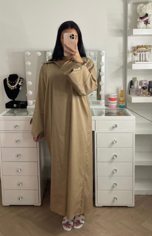 DETAIL SLEEVE OVERSIZED DRESS