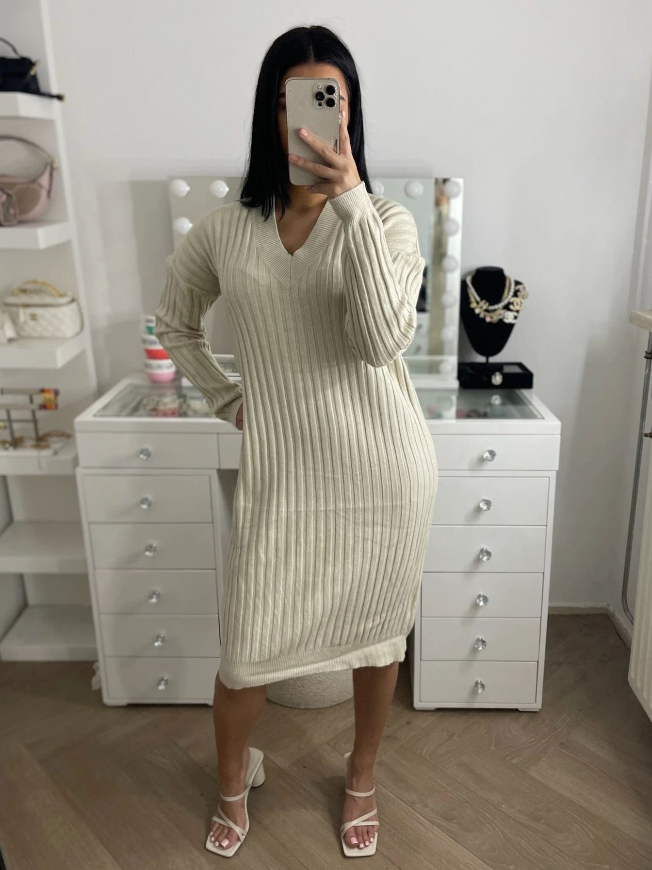 Sara rib dress