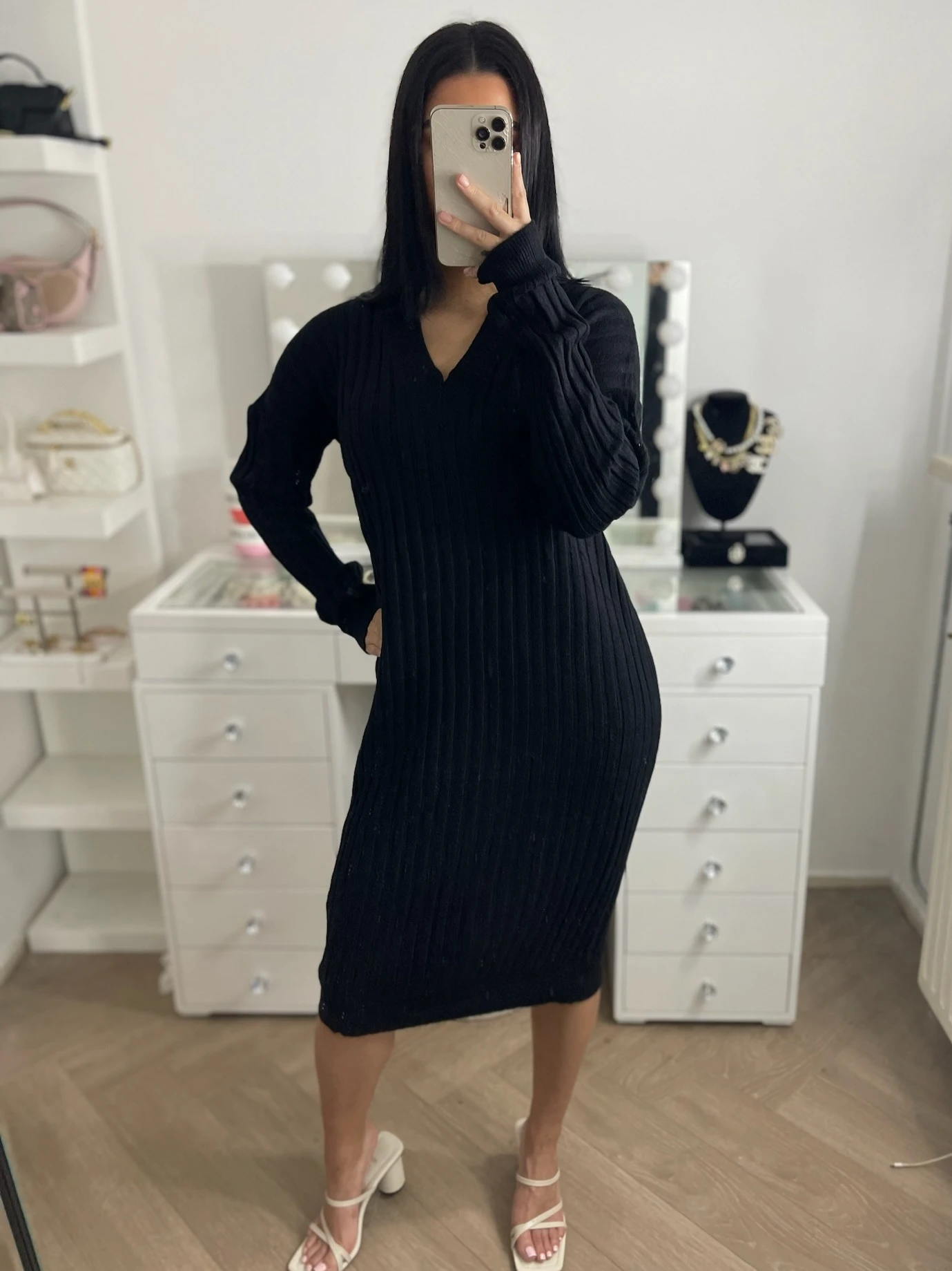 Sara rib dress