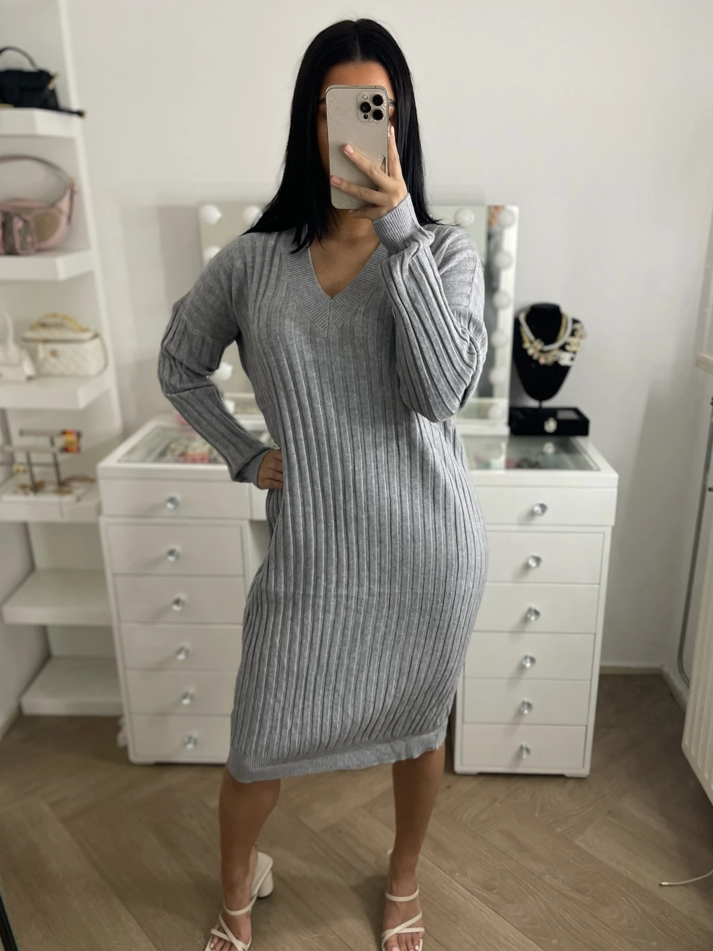 Sara rib dress