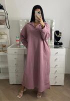 LINA CORDUROY KRAAG DRESS